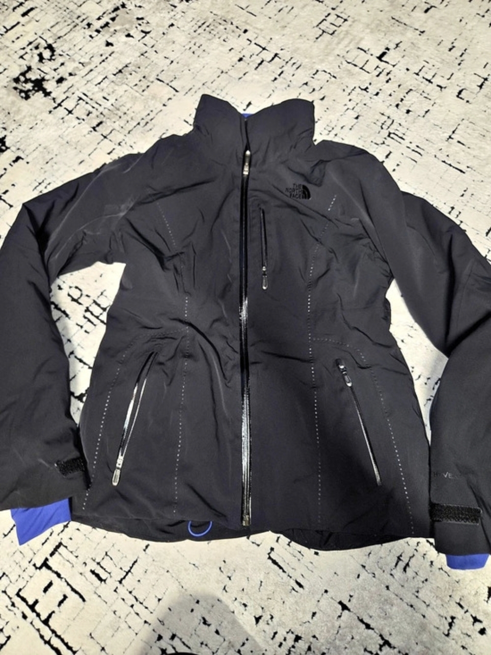 The North Face Kempinski Detachable Hood Waterproof Black Jacket